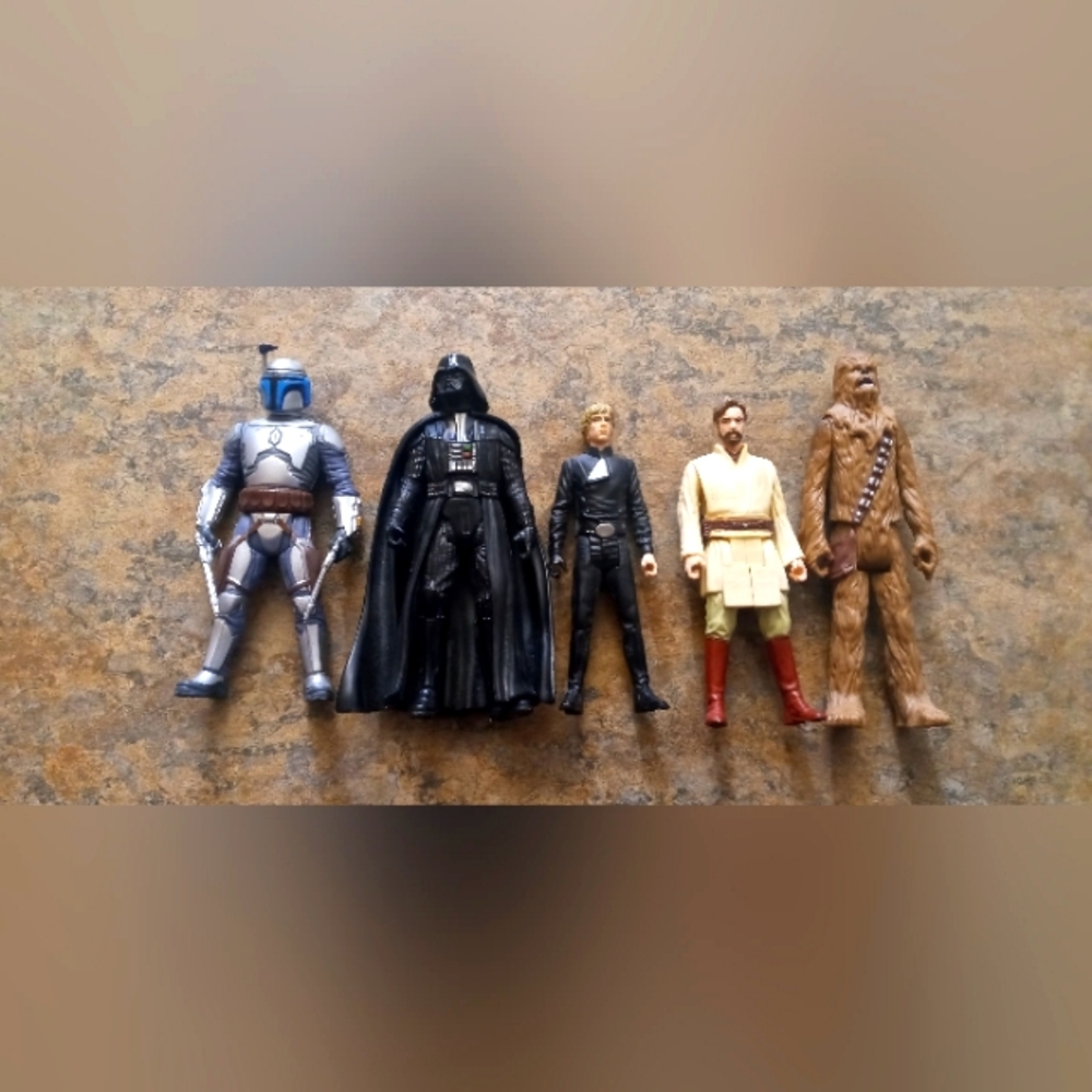Star Wars Assorted Kids Action Figures set of#5 from 2013